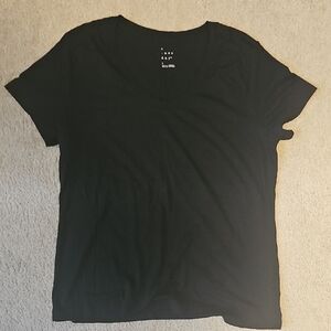 A New Day Black Fitted Short Sleeve Tee